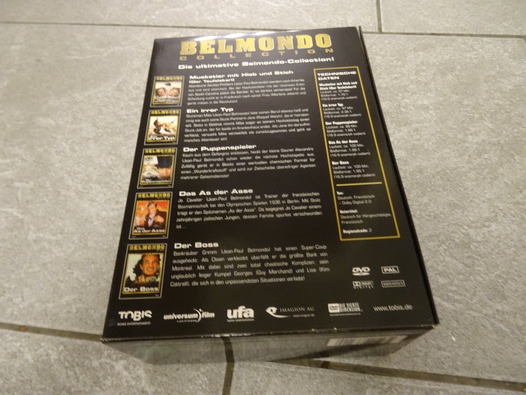 Alle DVDs: Belmondo Collection 5 DVDs – Gebraucht aus Olten von Disc-Verkauf 2