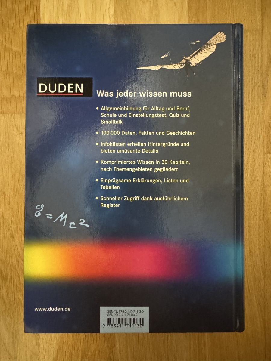 Libri: Duden Was jeder wissen muss Book German general knowledge – Nuovo (secondo la descrizione) da Aarau Rohr venduto da mic_d6nr 2