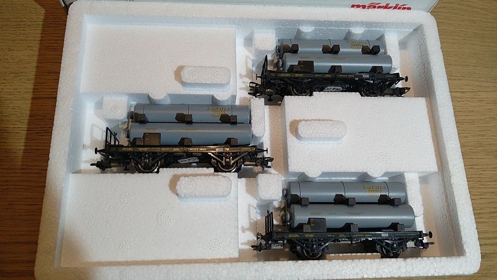 Märklin 46600 H0 AC 3er Set Gaswagen der K.Bay.Sts.B. OVP (Neu (gemäss ...