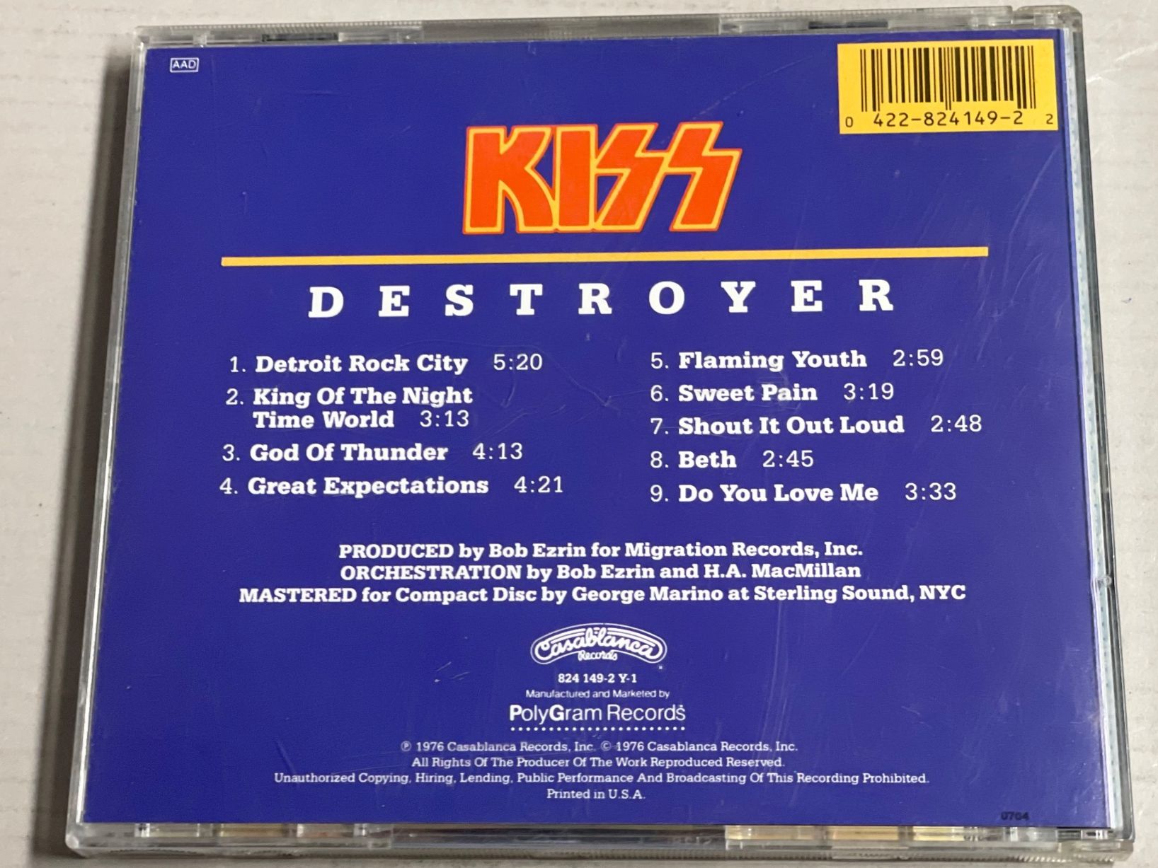 CDs: Kiss - Destroyer – D'occasion à Muri b. Bern par AdidasCollector 1