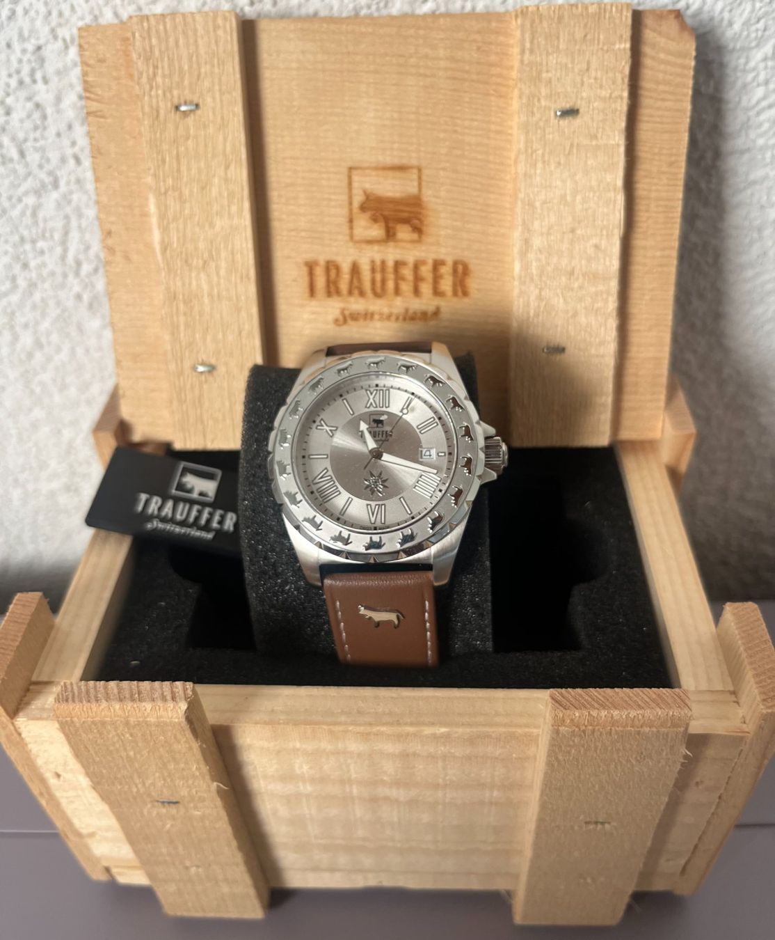 Trauffer Uhren: Trauffer Herrenuhr neu – Neu und originalverpackt aus Iseltwald von Tessin61