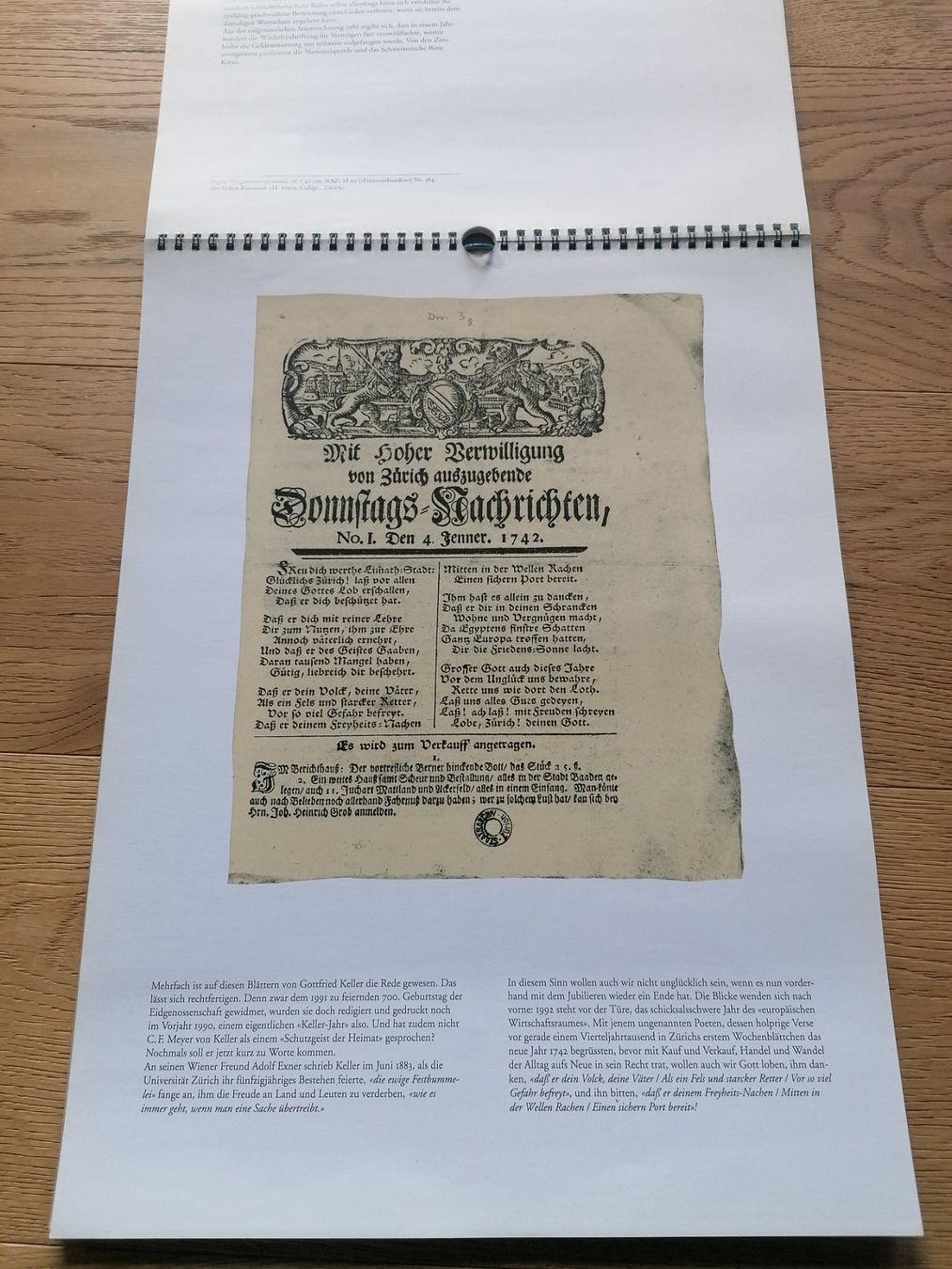 Calendari: Jubiläumskalender – Usato da Geroldswil venduto da carcan1707 3