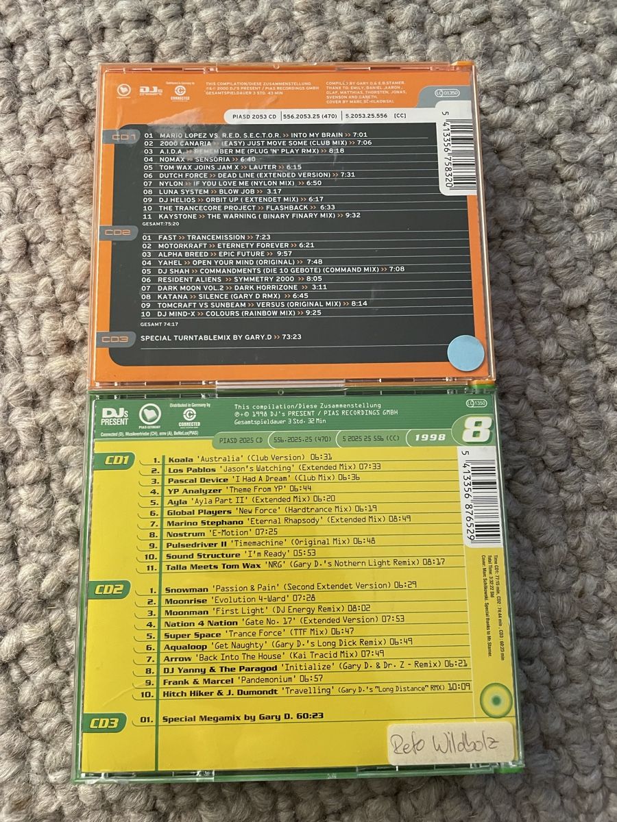 CDs: 2x Gary D. — D.Trance Vol.3+8 – Gebraucht aus Reinach AG von trigger7811 2