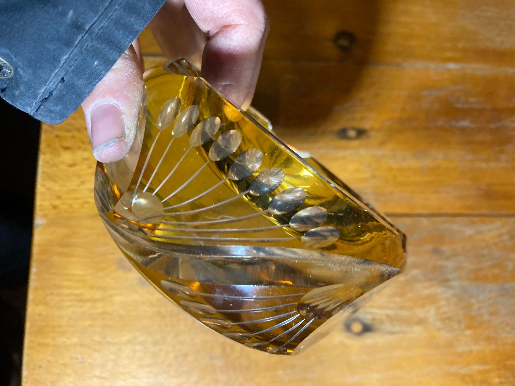 Portacenere: Cendrier vintage jaune Aschenbecher – Usato da St-Cierges venduto da LeRegain 2