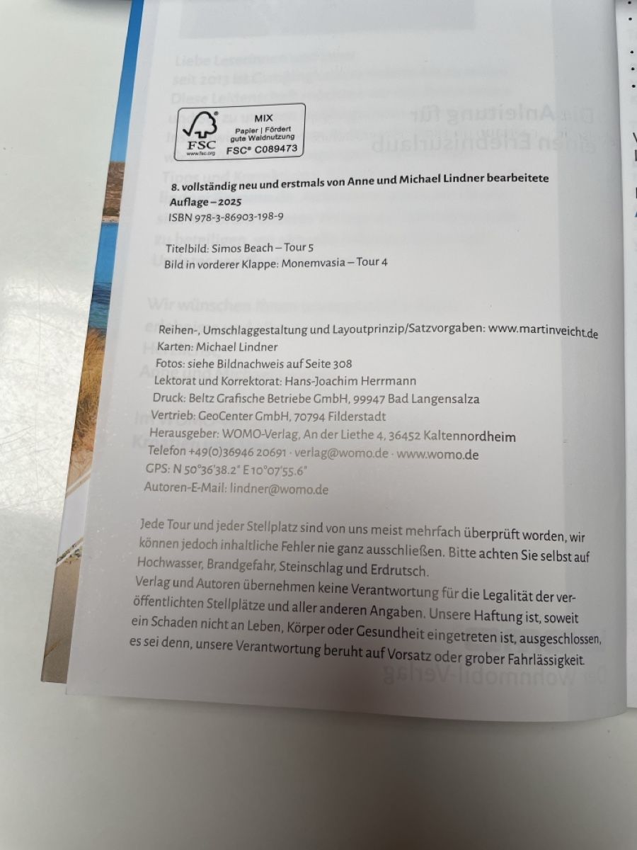 Libri: Peloponnes Reisebuch – Usato da Schlatt TG venduto da mori04 2