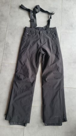 Skihose Protest schwarz mit Trägern Grösse 152