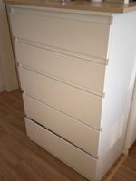 Chest of Drawers IKEA White 5 Drawers Used Condition
