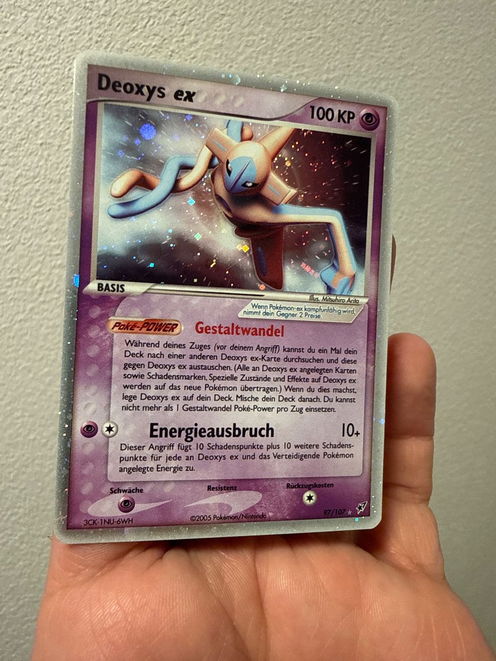 Cartoline: Pokemon Deoxys EX – Usato da Frauenfeld venduto da Poke_Toniii 1