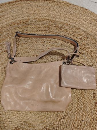 Thuskia Handtasche, neuwertig, zartrosa, inkl. Etui!