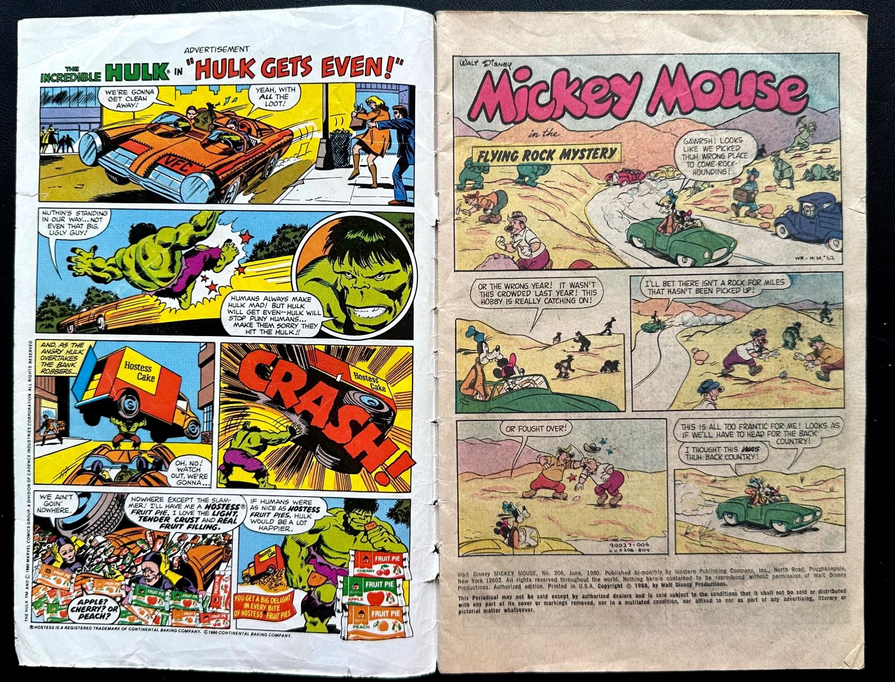Fumetti: Mickey Mouse Nr. 206 1980 USA – Usato da Seltisberg venduto da quadartswiss 1