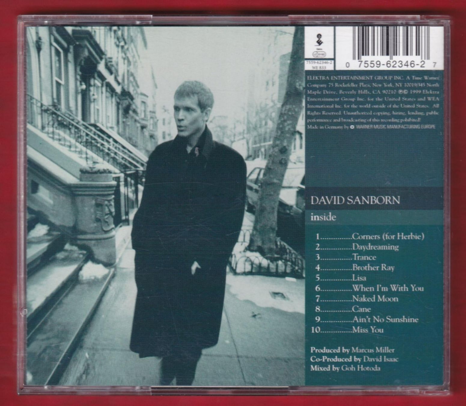 CD: David Sanborn - Inside (CD) – Usato da Zürich venduto da Pfluftl2000 1