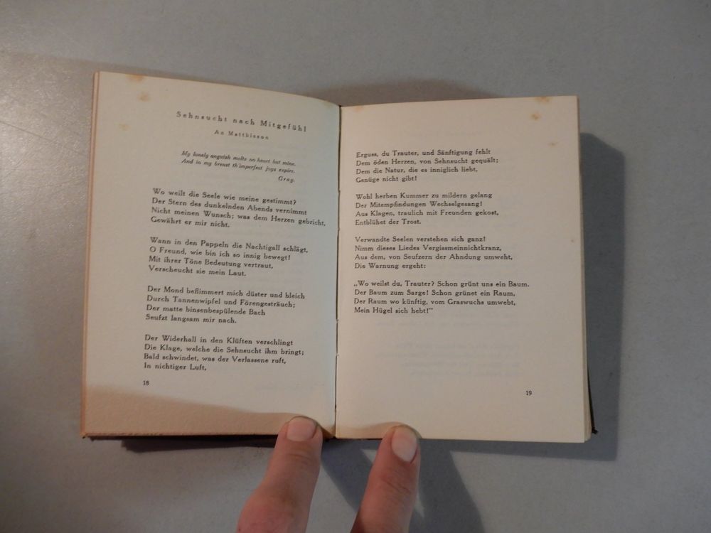 Livres: Gedichte von J. G. Salis - Vintage Buch für Sammler! 1924 – D'occasion à Erstfeld par Mario_boe0 4