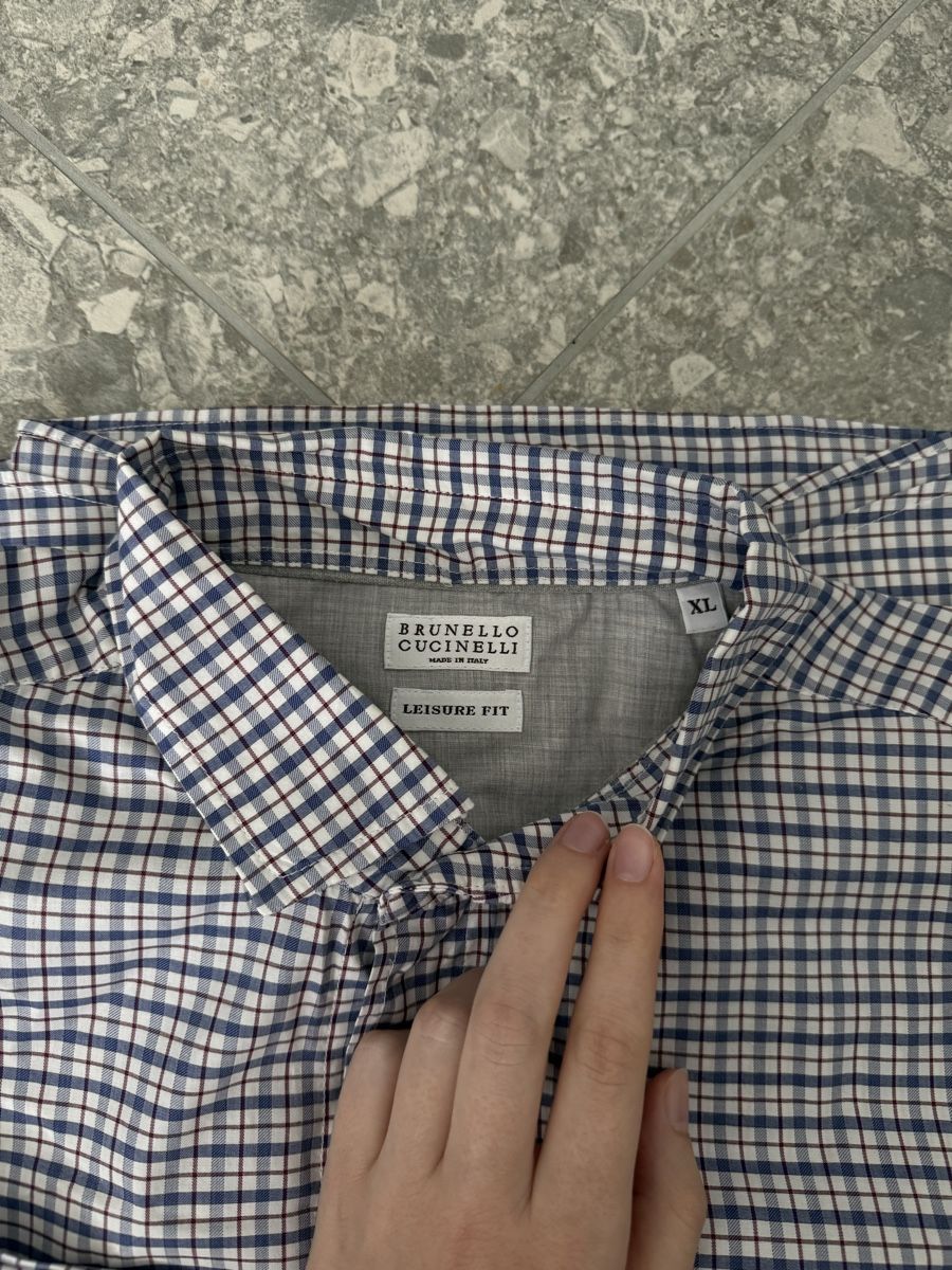 Brunello Cucinelli Hemden: Brunello Cucinelli Hemd kariert Grösse XL – Gebraucht aus Birmensdorf ZH von nin.am 1