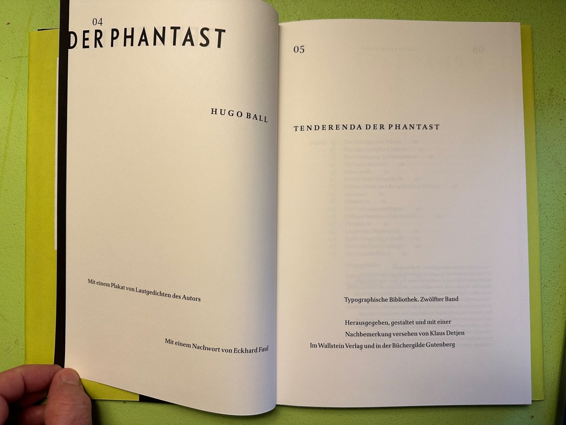 Bücher: Hugo Ball: Tenderenda der Phantast. – Gebraucht aus Zürich von allp 2
