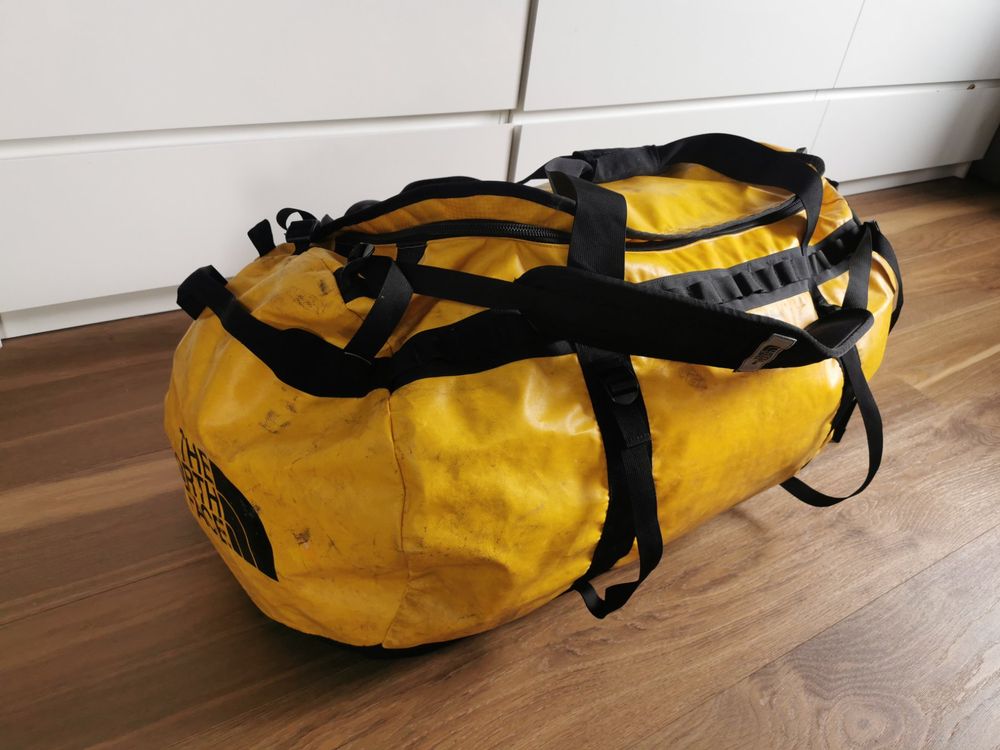 The north face duffel bag XL gelb 140L Reisetasche Tasche Kaufen auf