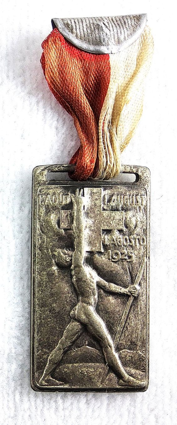 Medaglie: BUNDESFEIERABZEICHEN 1925 - Bronze versilbert – Usato da Thalwil venduto da freespirit-jp