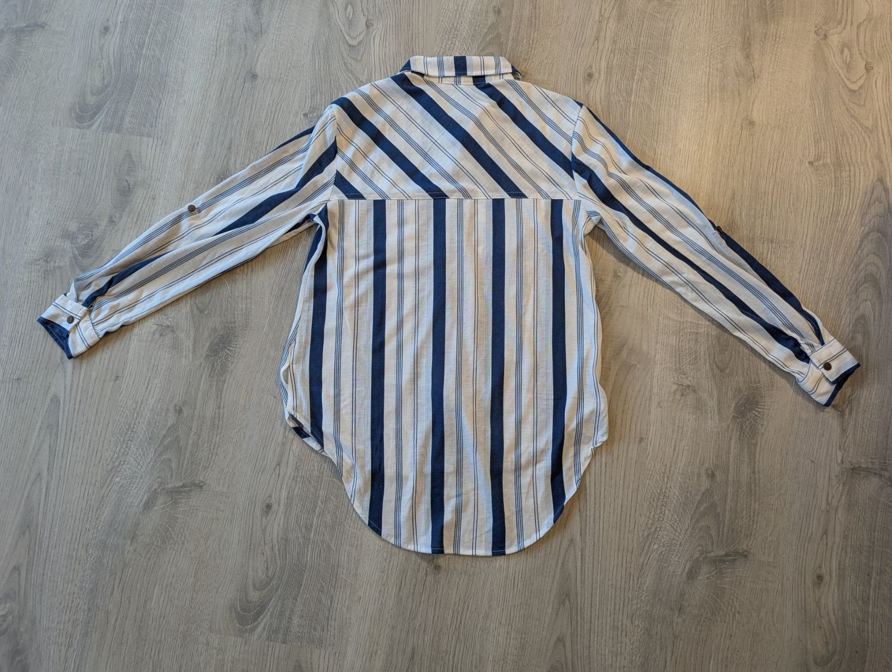 Blusen: Langarm Bluse Grösse S/36 blau-weiss gestreift – Gebraucht aus Goldingen von YouAreMySunshine 3