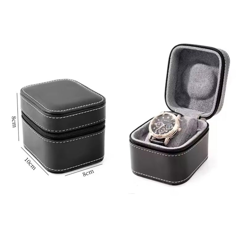 2 Pochette Montre Flanelle Douce – Sac Rangement Voyage Portable Anti-Rayures Pour Hommes & Femmes
