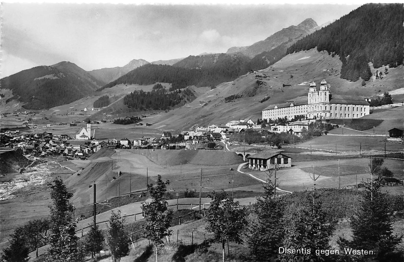 Cartoline postali: 2x Disentis – Usato da Ottikon b.Kemptth. venduto da Neptun1974 2
