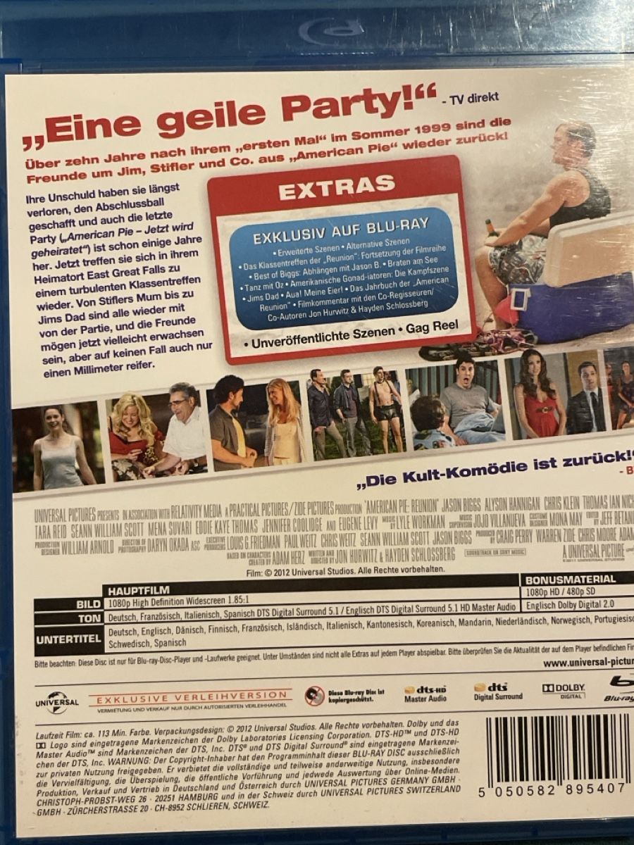 Tutti i DVDs: American Pie - Das Klassentreffen (2012) – Usato da Waldenburg venduto da Gonzo8 1