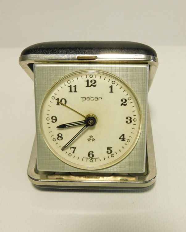 Peter Wecker Vintage Reisewecker Made Germany 60er Jahre