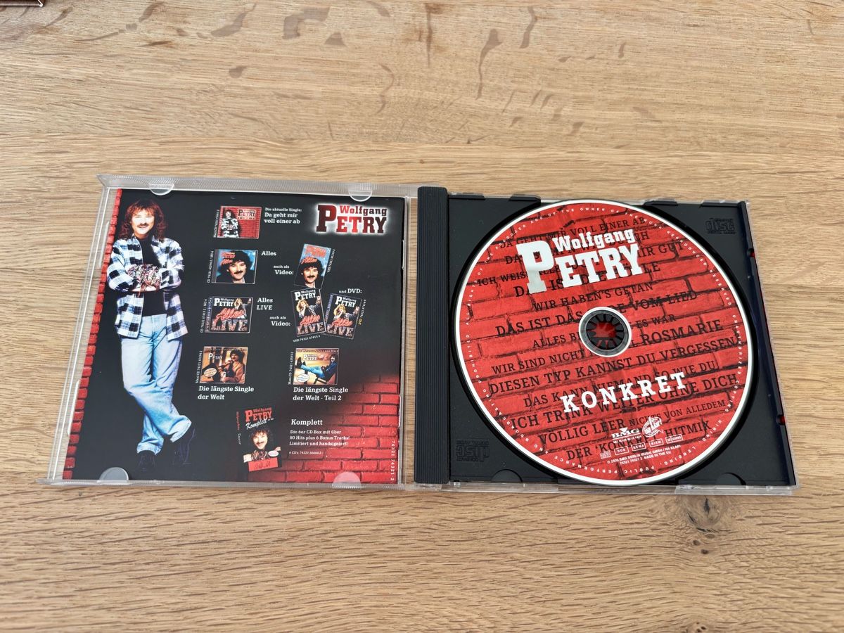 CD: 1 CD Wolfgang Petry**Konkret** – Usato da Volketswil venduto da Car6 1