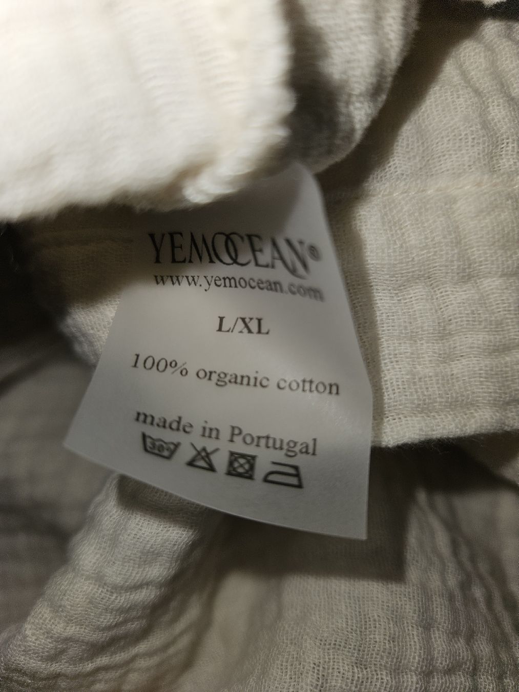 Camicette: YEMOCEAN Hemd hell beige L/XL Musselin Bio-Baumwolle  – Nuovo (secondo la descrizione) da Anwil venduto da tamoos 8
