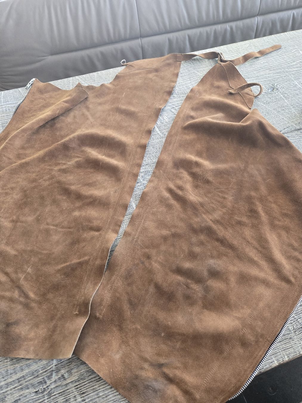 Pantaloni: Leder Chaps braun Grösse ML Barnstable Riding Used – Usato da Gutenswil venduto da Spomi