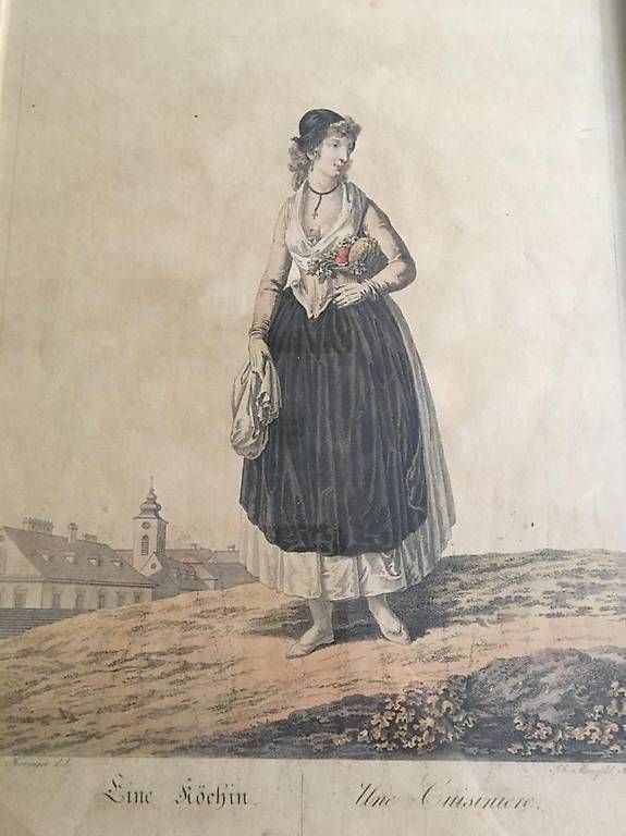 Incisioni: Stich einer Köchin/une Cuisinière – Usato da Aarburg venduto da lbe_xnl2 2