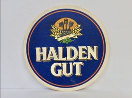 Bierdeckel HALDENGUT Bier Untersetzer Vintage Rarität