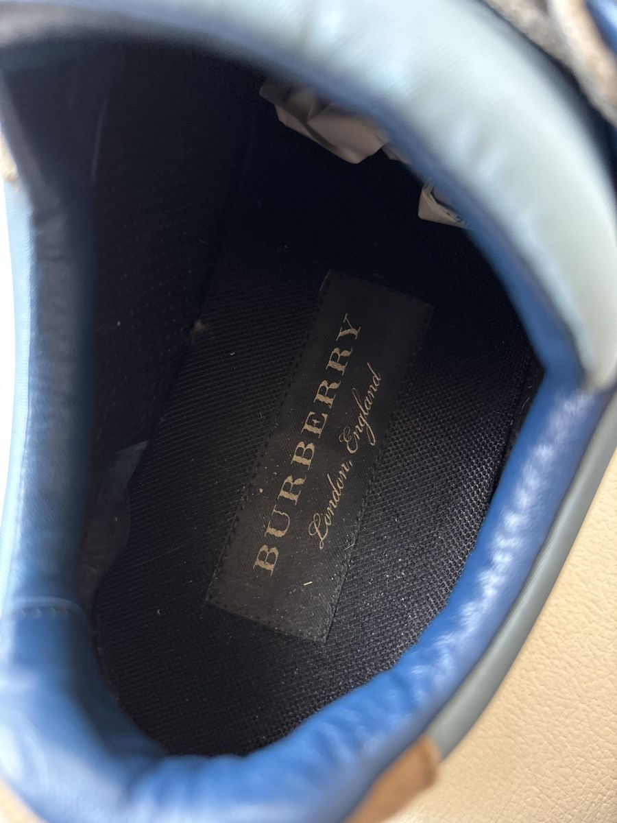 Burberry Scarpe da uomo: Burberry Sneaker Gr.41/ Grau/Blau! – Usato da langenthal venduto da rundholz7 5