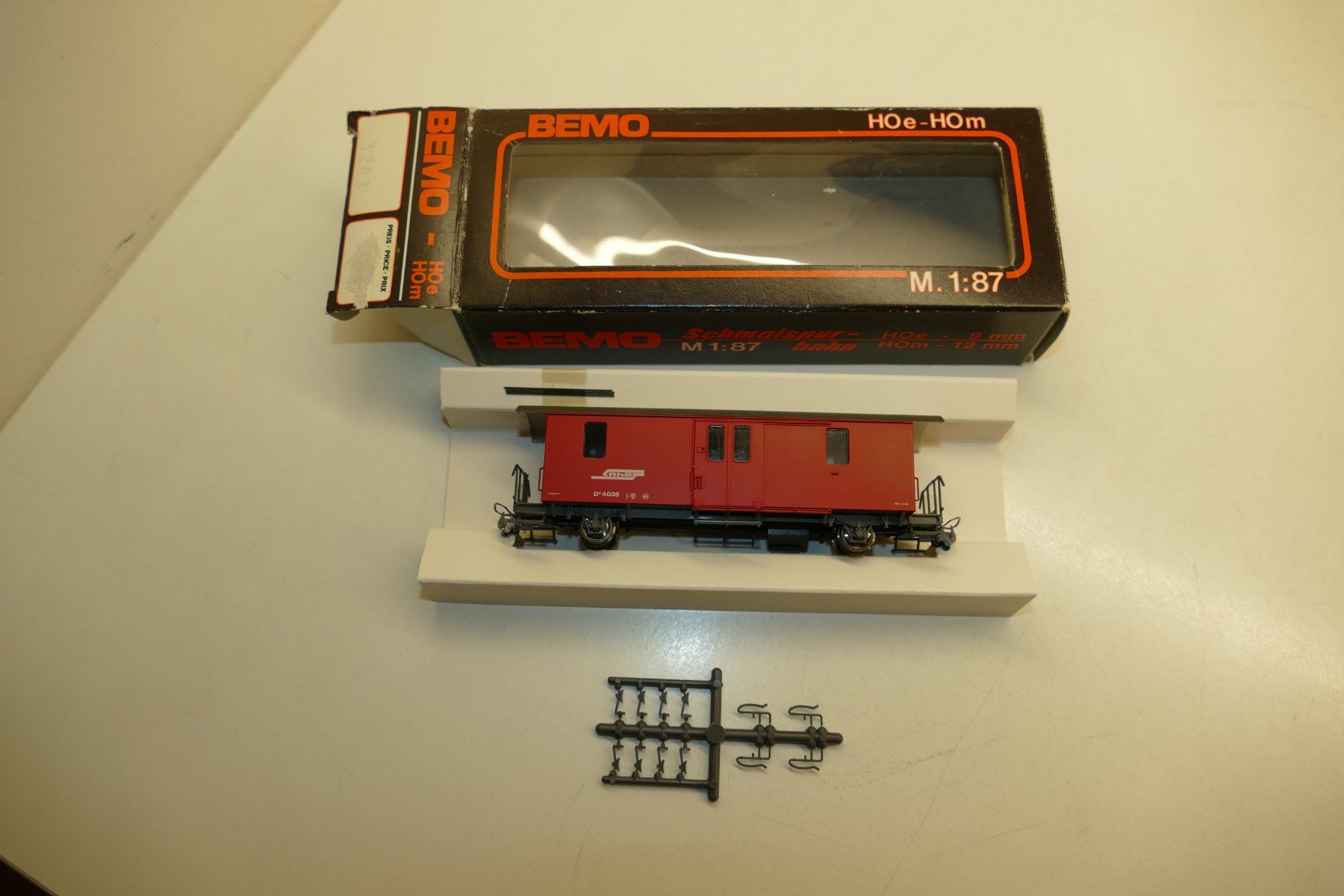 Bemo Modellini di ferrovie: Bemo H0m: RhB Güterwagen D2 – Nuovo (secondo la descrizione) da Niederhasli venduto da rail-duerst 1