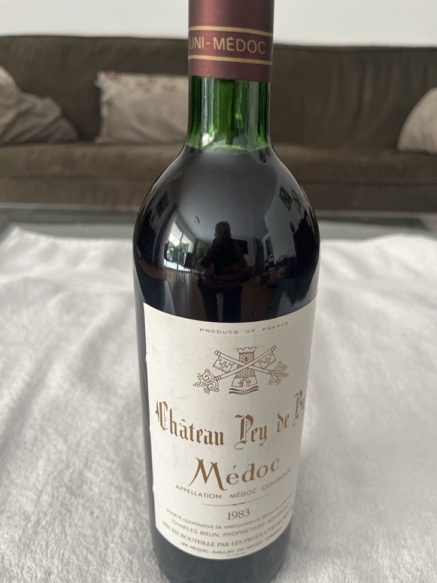 Wein: Rotwein Château Pey de By Médoc 1983 – Neu und originalverpackt aus Gockhausen von London95 3