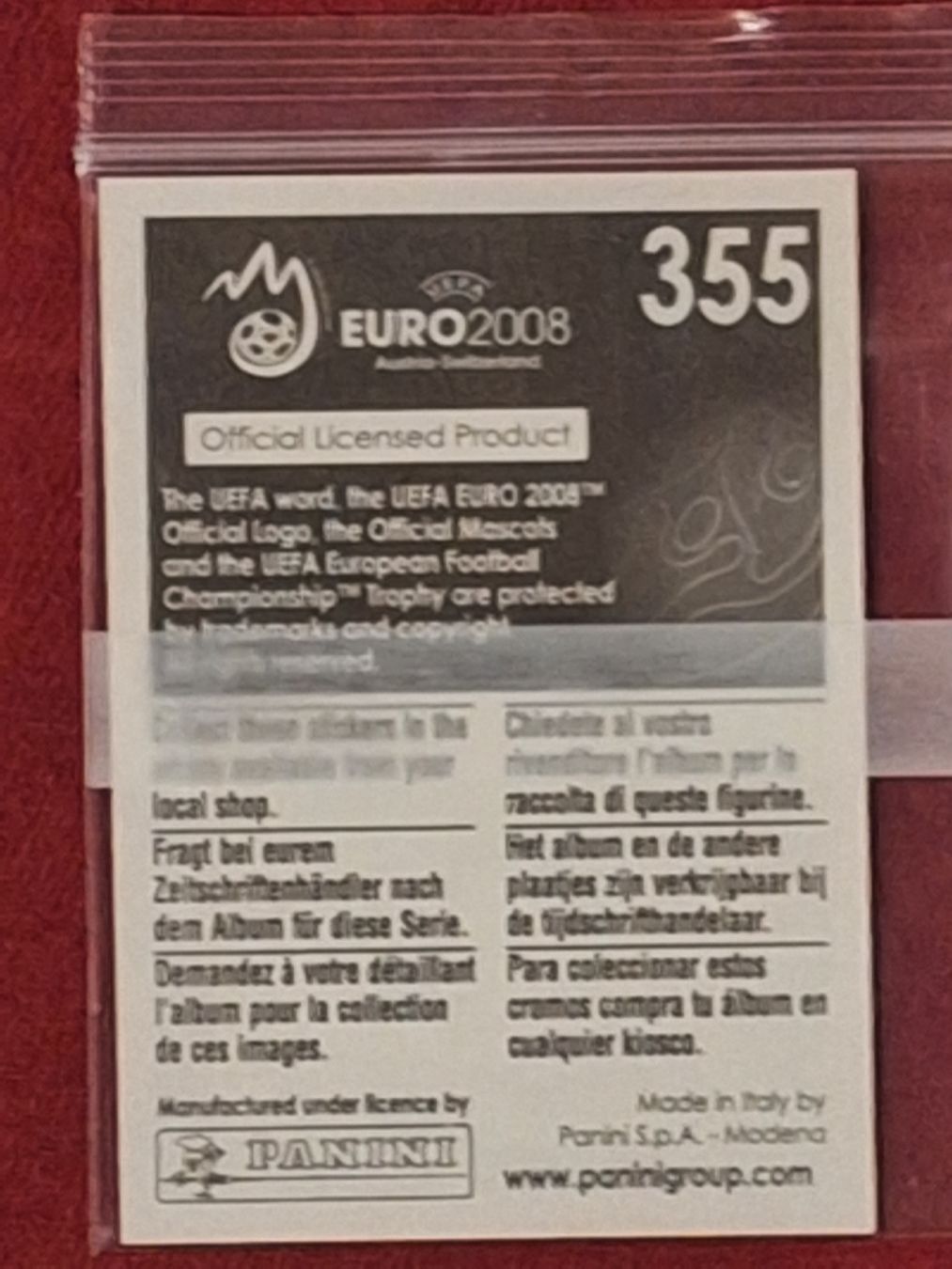 Panini Carte collezionabili: Panini EM 2008 Thierry HENRY Nr. 354 – Usato da Balsthal venduto da roh_dt72 1