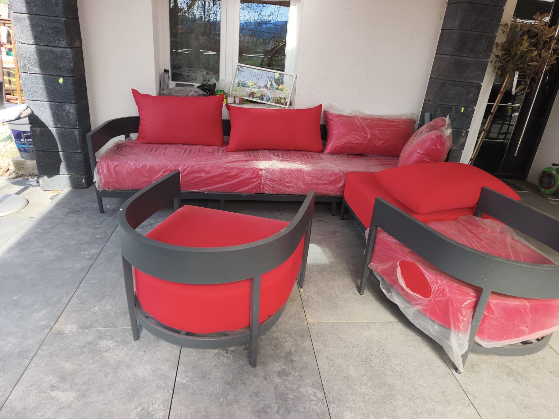 Divani: Luxus Gartenlounge NEU – Nuovo (secondo la descrizione) da Saules BE venduto da zemco