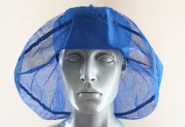 Neu : Blauer Sonnenhut verm. Leine . Kopfumfang ca. 57 cm