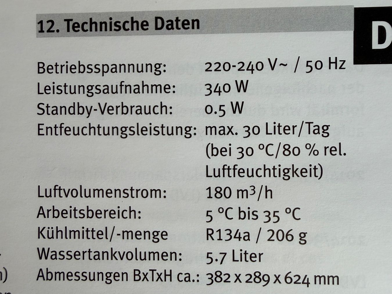Luftentfeuchter: Luftentfeuchter 30 L/Tag Migros Do it + Garden – Gebraucht aus Habkern von intra88 4