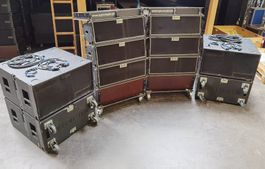 X Trime  MISI™ (MIddle-SIzed line array) inklusive Amps