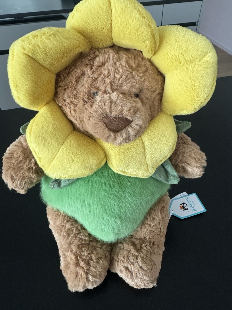 Jellycat Spielzeuge: Bartholomew Bear Daffodil Outfit Jellycat – Neu (gemäss Beschreibung) aus Heimberg von Sonnenschein_p
