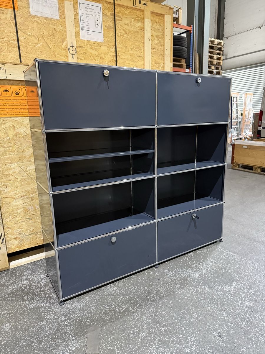 USM Scaffali: USM Haller Sideboard 2x4 Anthrazit Grau Q2 – Usato da Balsthal venduto da Designhaus.Schmitt 3