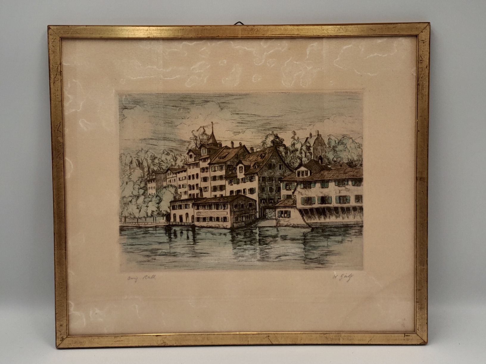 Grafica & Litografie: Zürich an der Limmat – Usato da Rossrüti venduto da Hansi778 1