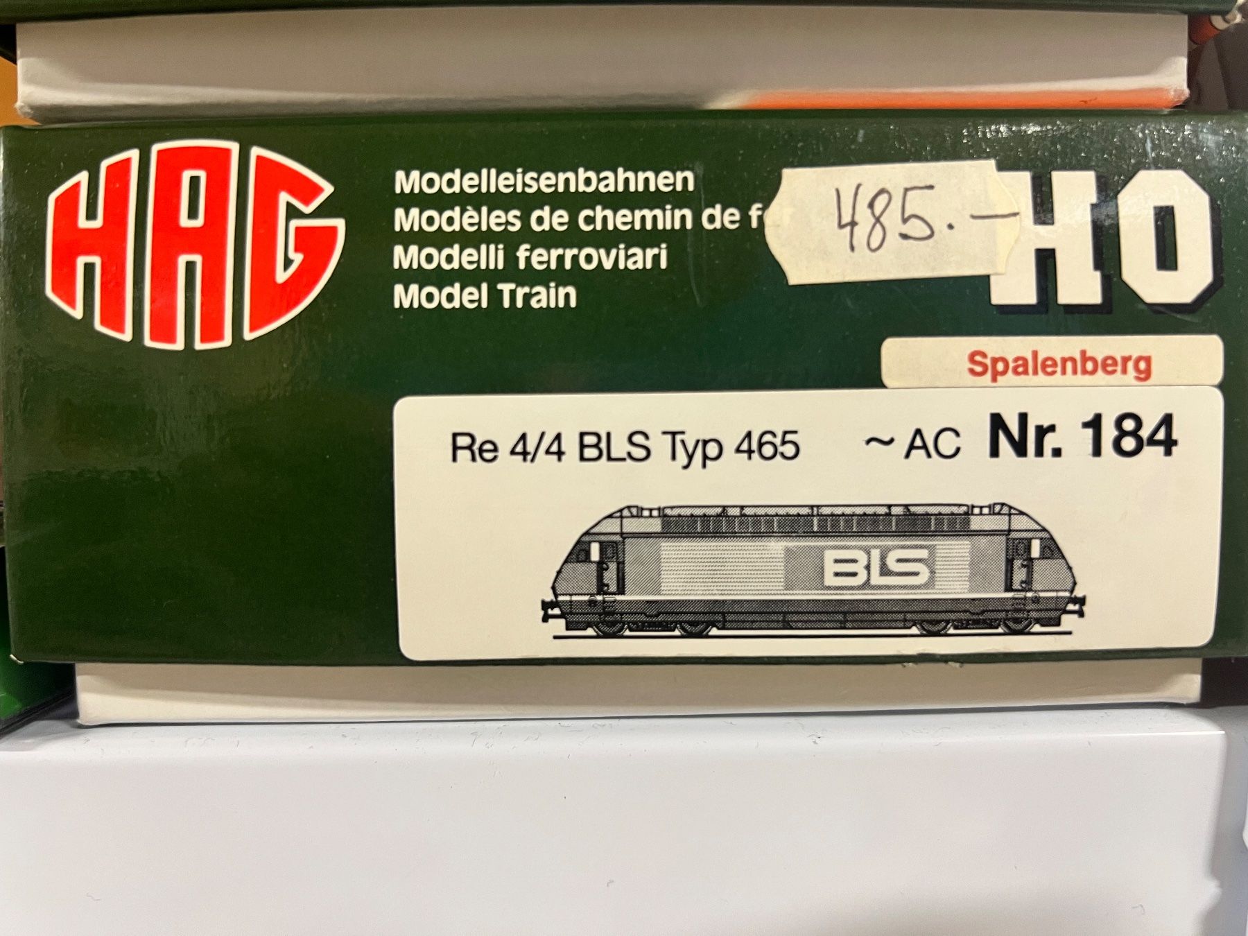 Hag Modellini di ferrovie: HAG Re 465 BLS  Wechselstrom mfx Spalenberg  LED – Usato da Geroldswil venduto da TopTrain54 6