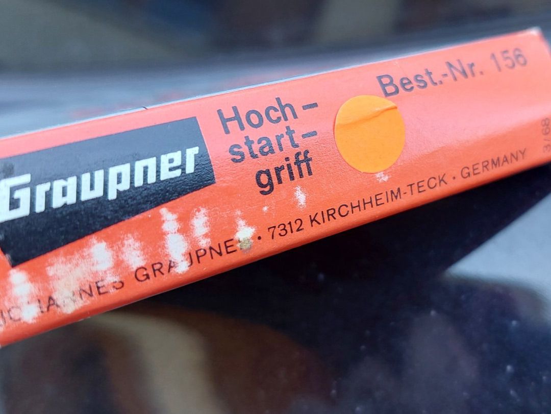 Graupner RC Modellbau: GRAUPNER Hochstartgriff, Bestell-Nr.156 – Neu und originalverpackt aus Deitingen von  2