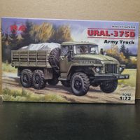 Ural-375D Army Truck, Modellbausatz 1:72, ICM