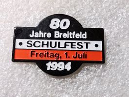 Ansteckpin 48: 80 Jahre Breitfeld Schulfest
