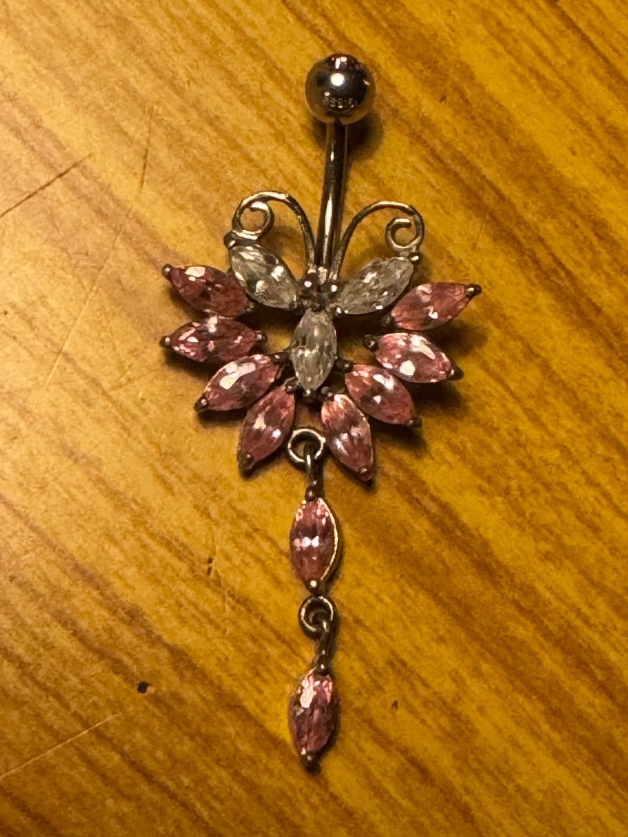 Piercingschmuck: Piercing Bauchnabel Schmuck Zirkonia – Gebraucht aus Steffisburg von smocky17