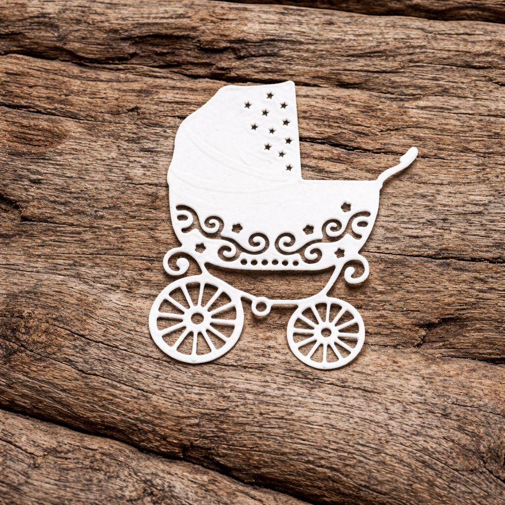 Sciablone: Neue Stanzschablone   Kinderwagen – Nuovo e nell'imballaggio originale da Effretikon venduto da wenuss 1