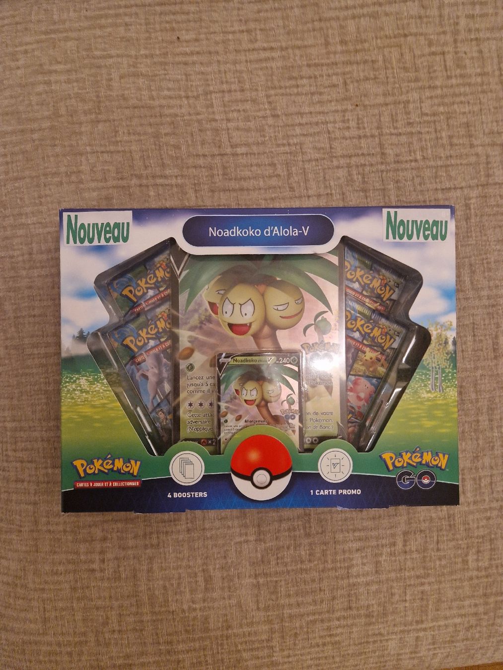 Pokémon Carte collezionabili: Coffret pokémon Go Noadkoko – Nuovo e nell'imballaggio originale da Les Acacias venduto da S.Vieira