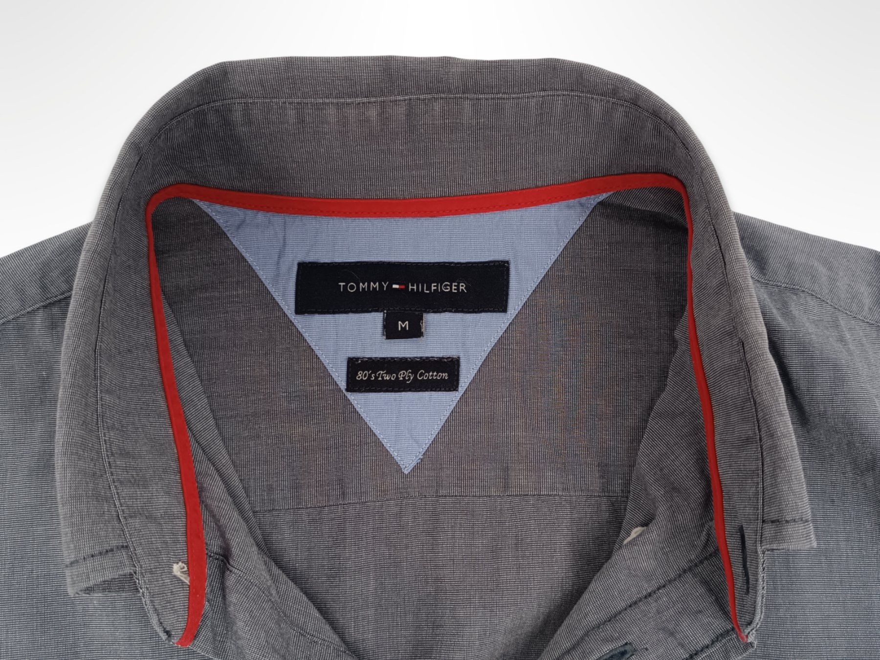 Tommy Hilfiger Chemises: TOMMY HILFIGER Hemd grau Gr. M – D'occasion à Suhr par Restwert_Suhr 3