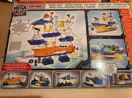 Matchbox Mega Rig  - Bateau Requin + Zodiac sous-marin